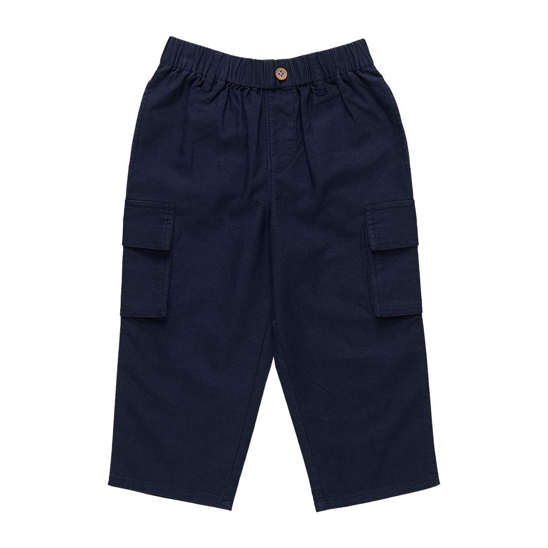 Boys Cargo Pant-Navy