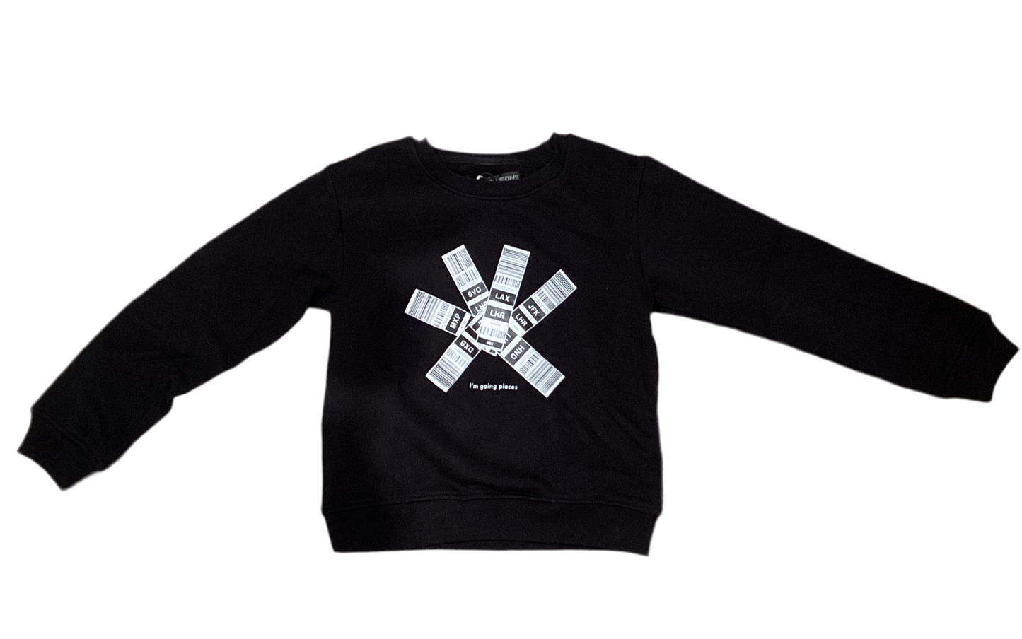 BLACK TRAVELER SWEATSHIRT