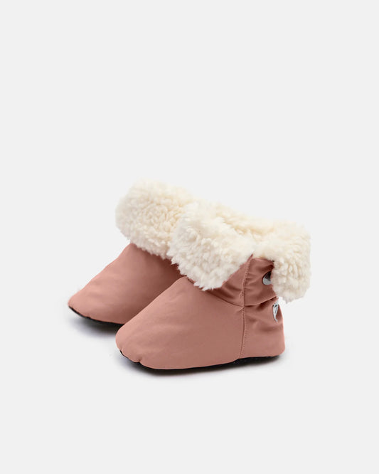 Benji Sherpa Baby Booties Rose Dawn