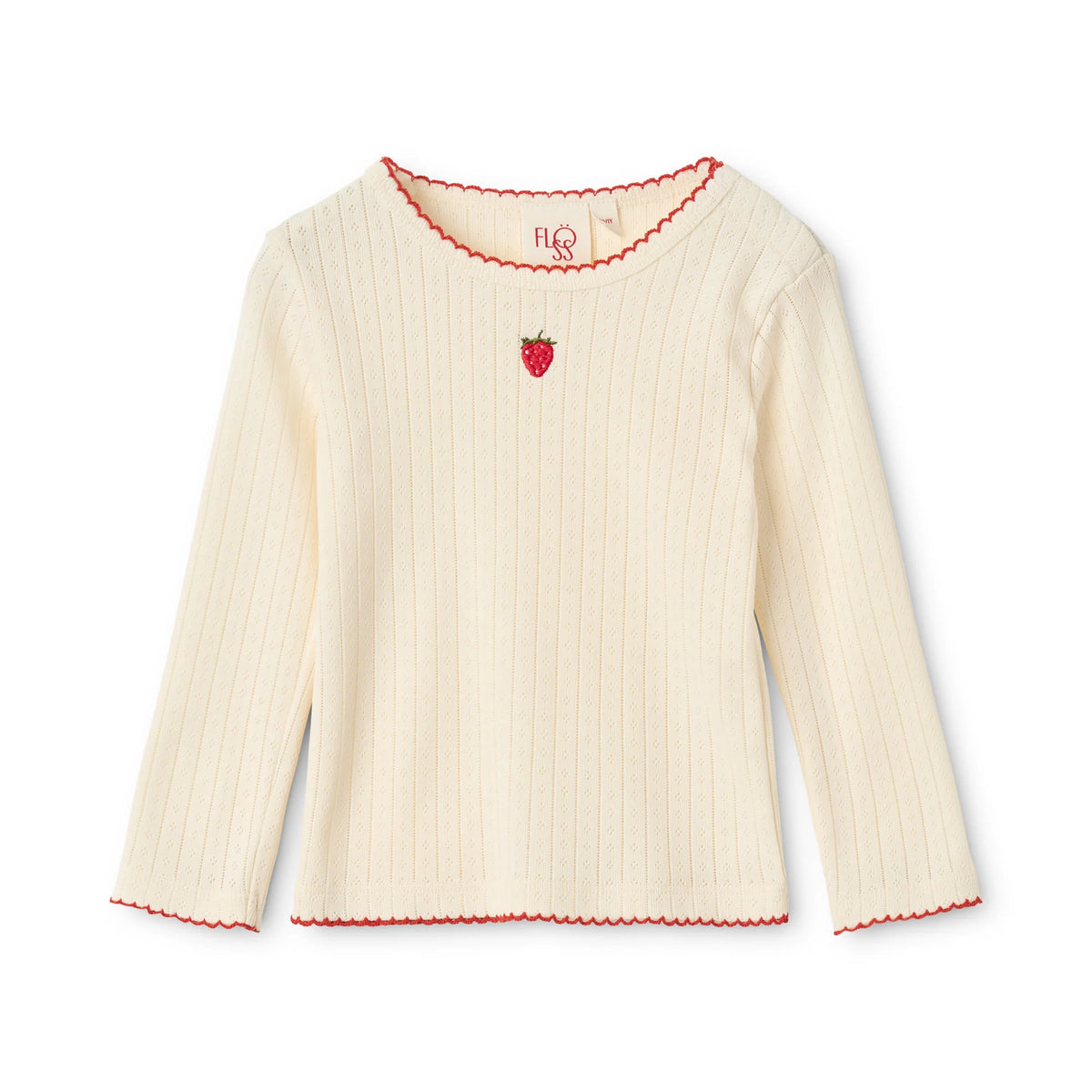 Flora Pointelle Blouse Gentle Cream