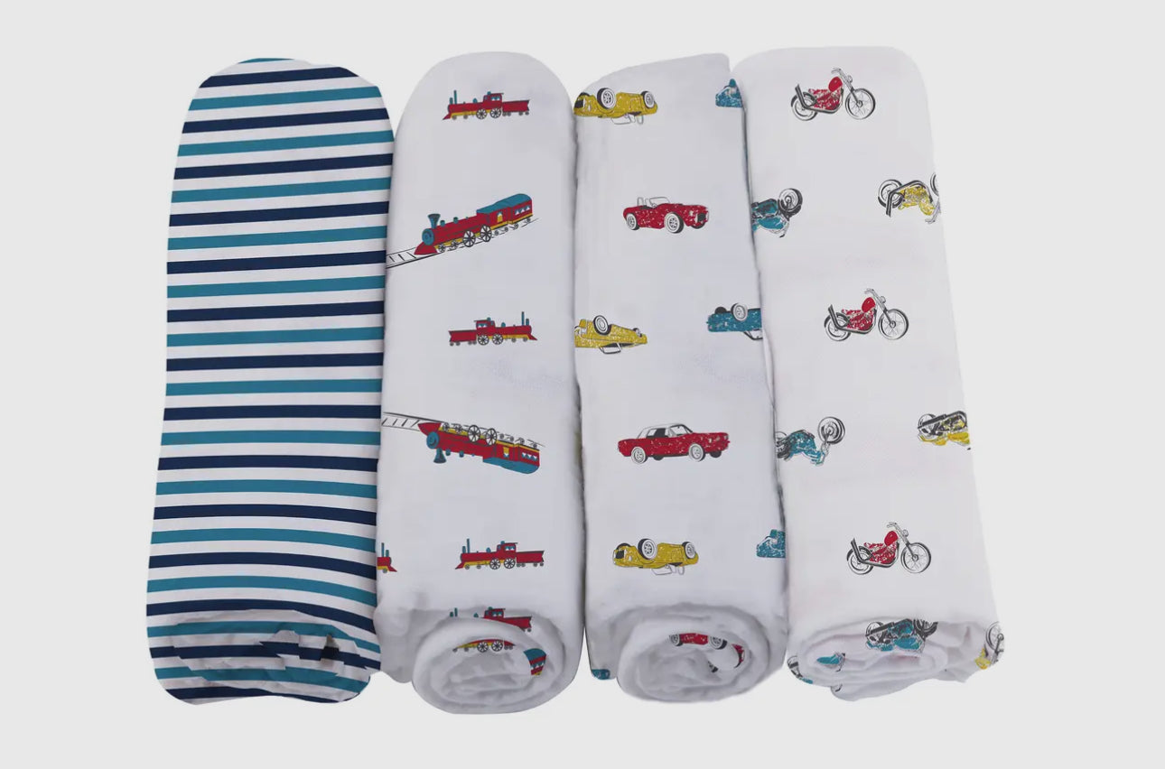 Ultimate Roadtrip Swaddles 4 Pack