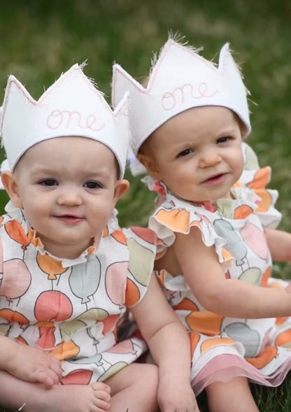 Balloon Print Gauze Lola Top and Tutu Skirt Set