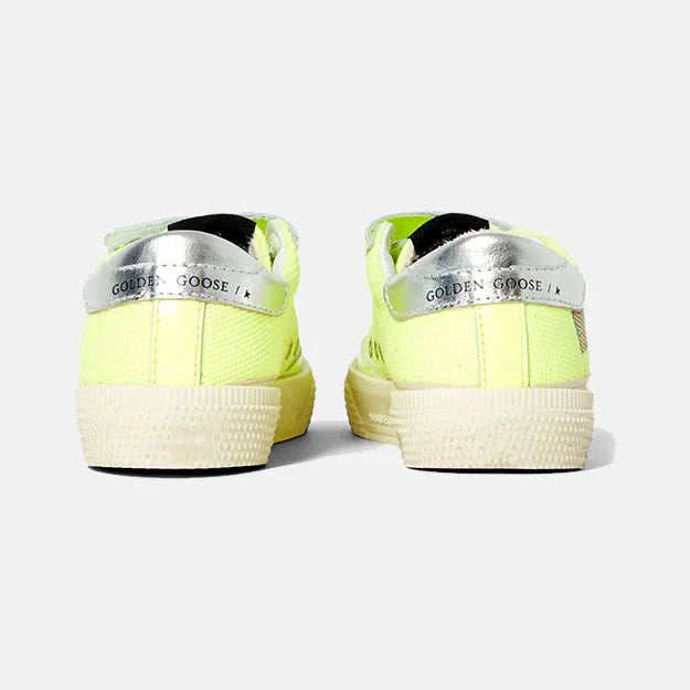 Kids May Low Top Sneaker Fluorescent Yellow