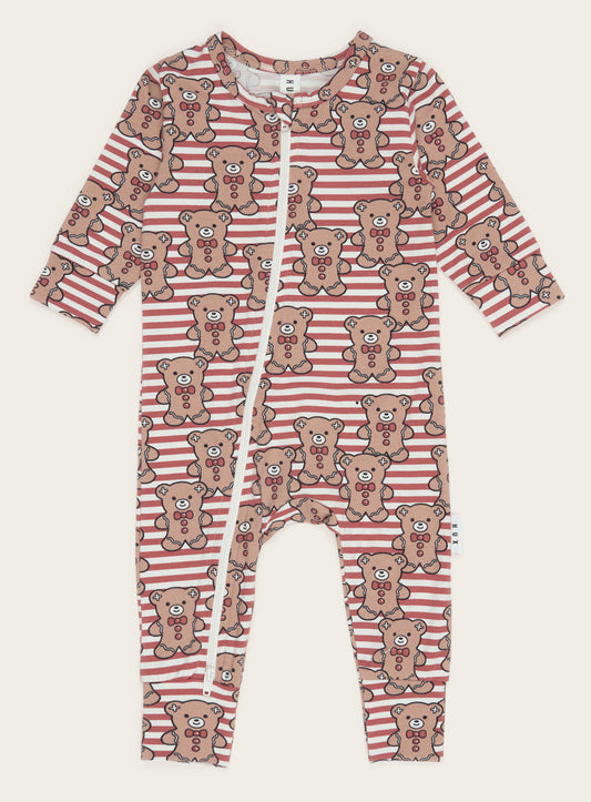 Gingerbread Hux Zip Romper