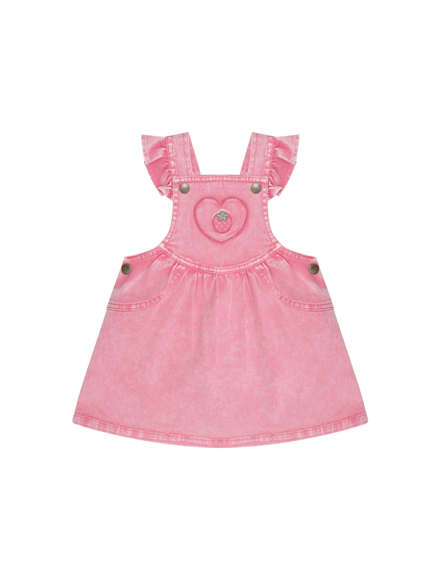 Berry Vintage Pinafore Dress