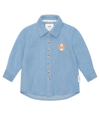 Chambray Hux Long Sleeve Shirt