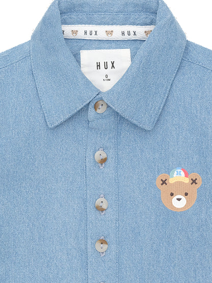 Chambray Hux Long Sleeve Shirt