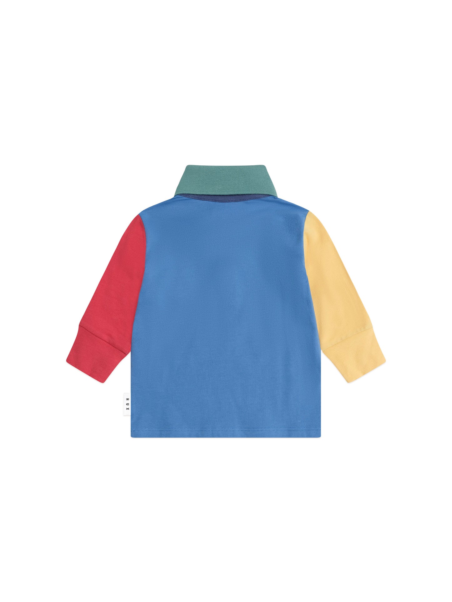 Colour Block Longsleeve Polo Tee