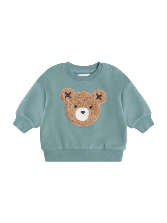 Furry Huxbear Sweatshirt Green