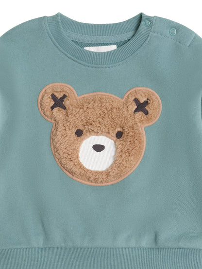 Furry Huxbear Sweatshirt Green