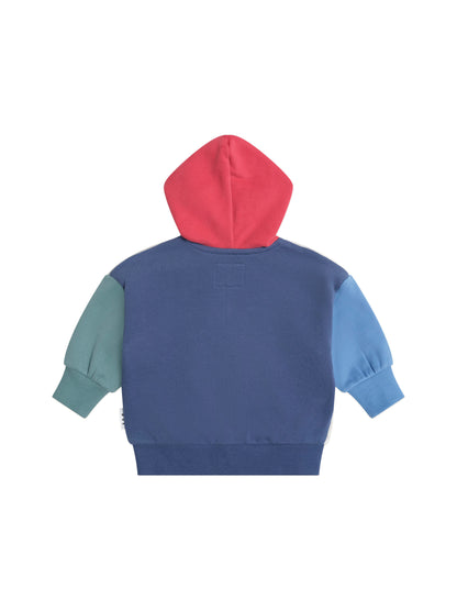 Huxbear Zip Up Hoodie Colour Block