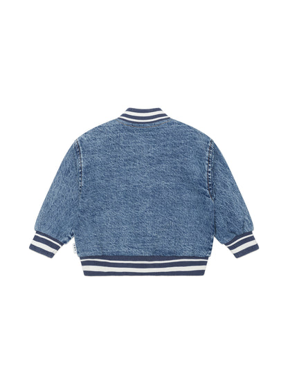Dreamy Denim Bomber Jacket