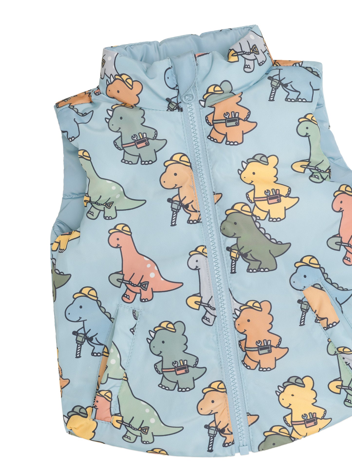 Construction Dinos Reversible Vest