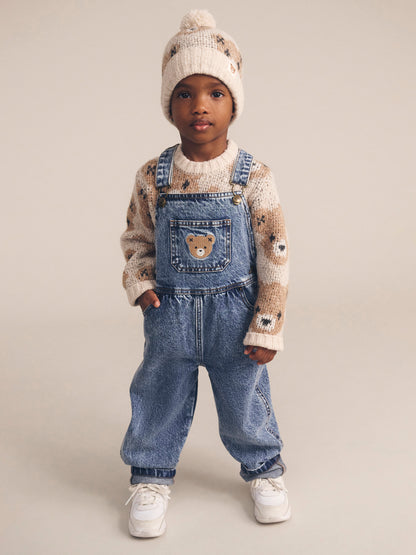 Ecru Huxbear Knit Jumper