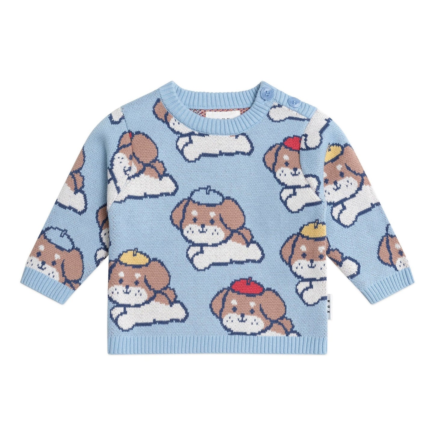 Parisian Painter Pup Knit Pullover