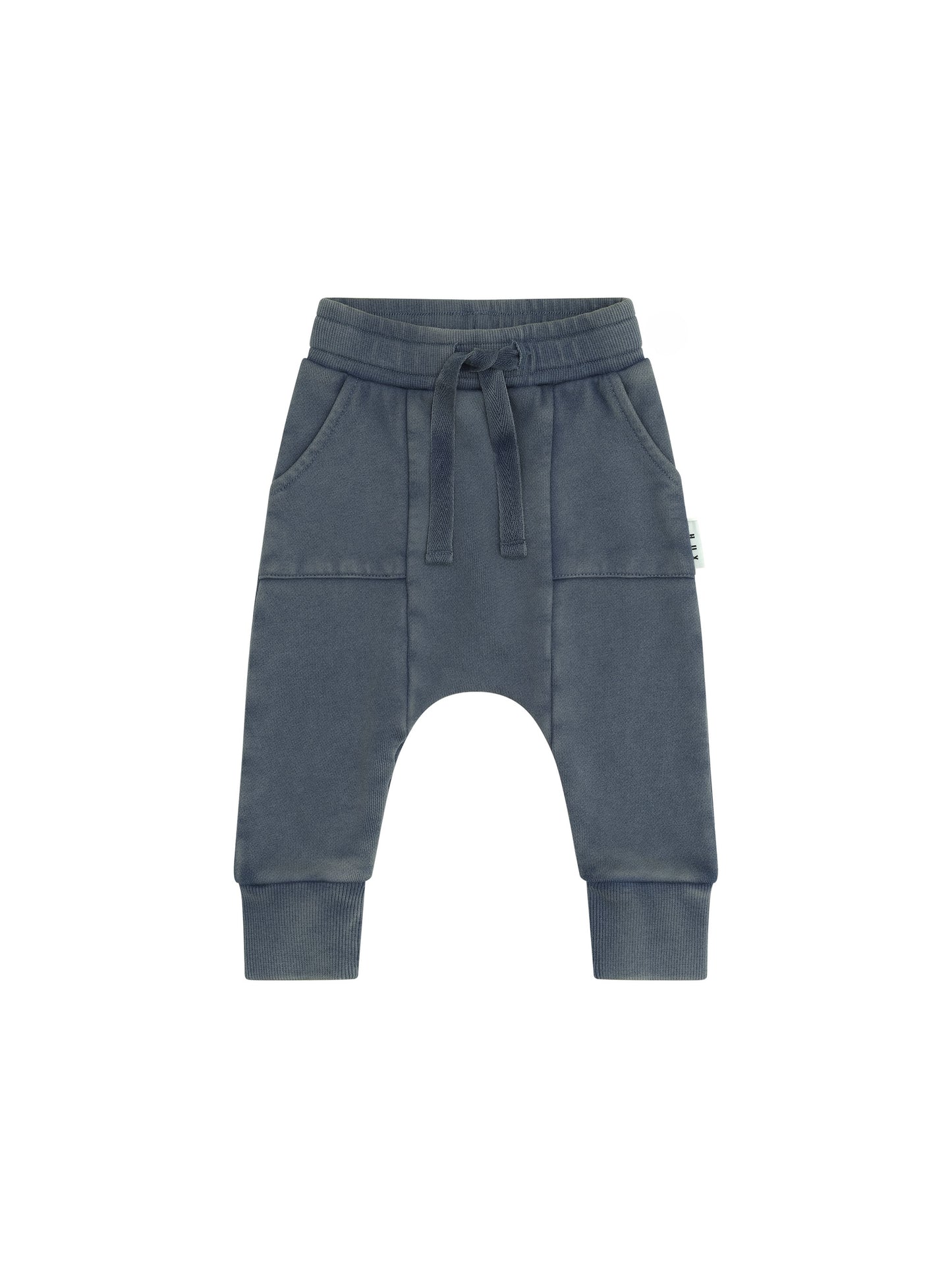 Drop Crotch Pant Washed Navy