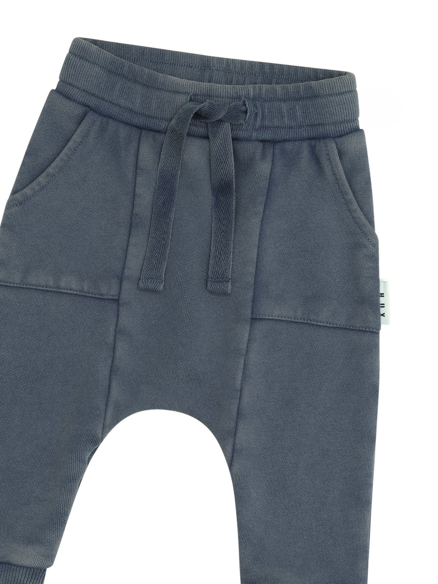 Drop Crotch Pant Washed Navy