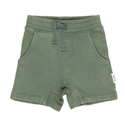 Vintage Green Slouch Short