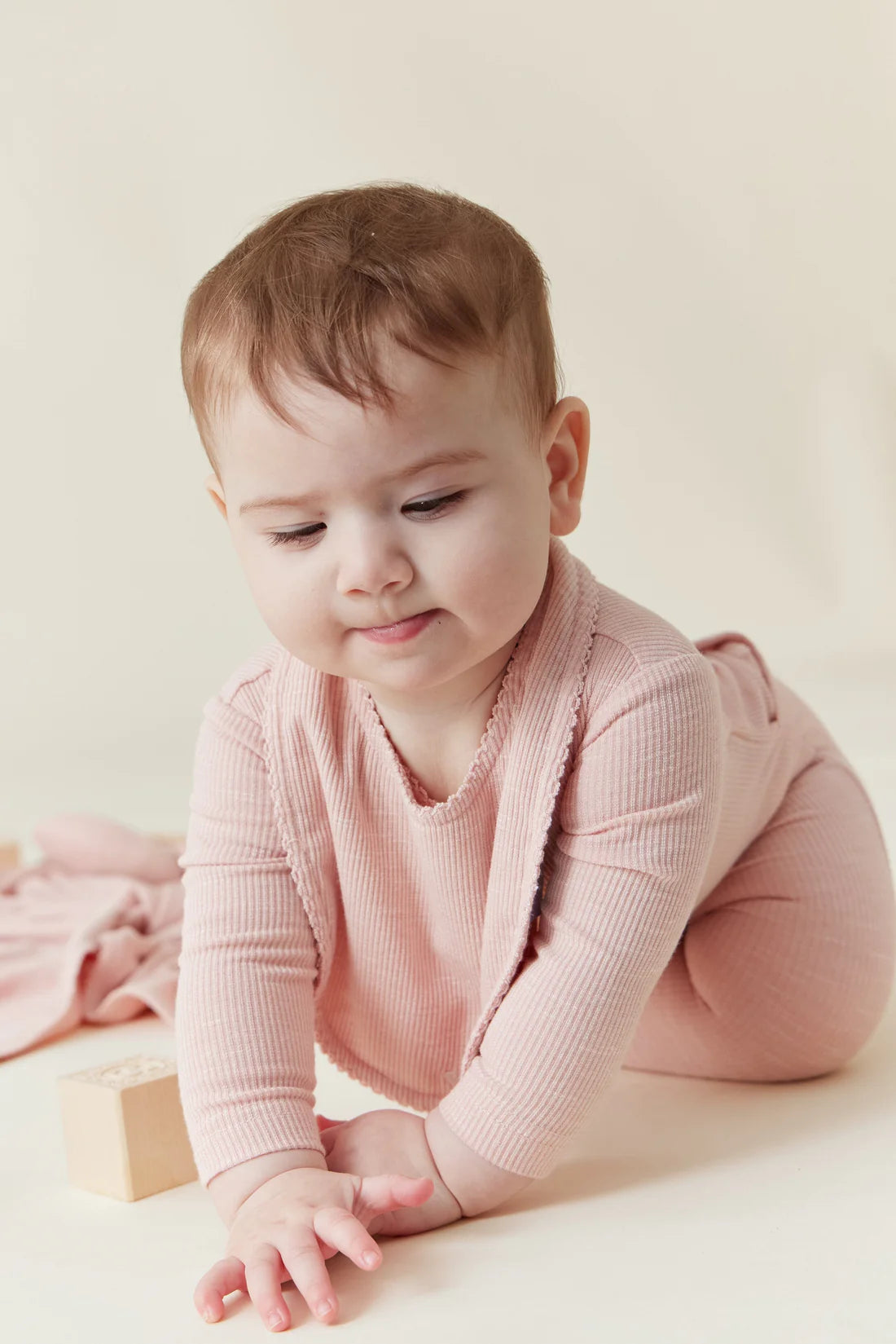 Pink Heart Bib