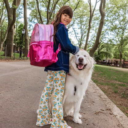 Kane Backpack - Pink/Hot Pink Colorblock