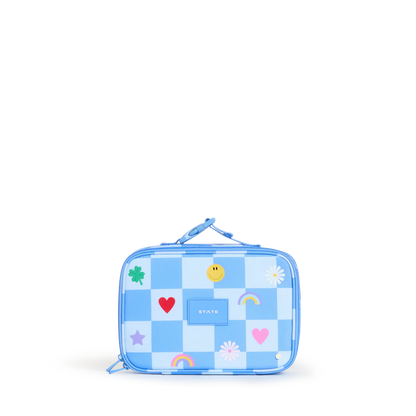 Rodgers Lunch Box - Charms Blue Checkerboard