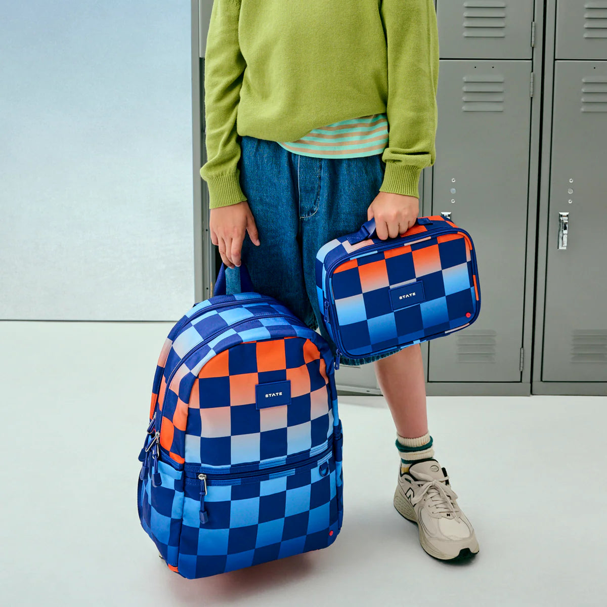 Rodgers Lunch Box - Gradient Checkerboard