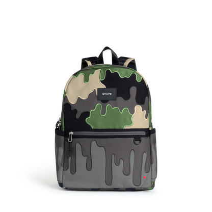 Kane Double Pocket Backpack - Camo Drip