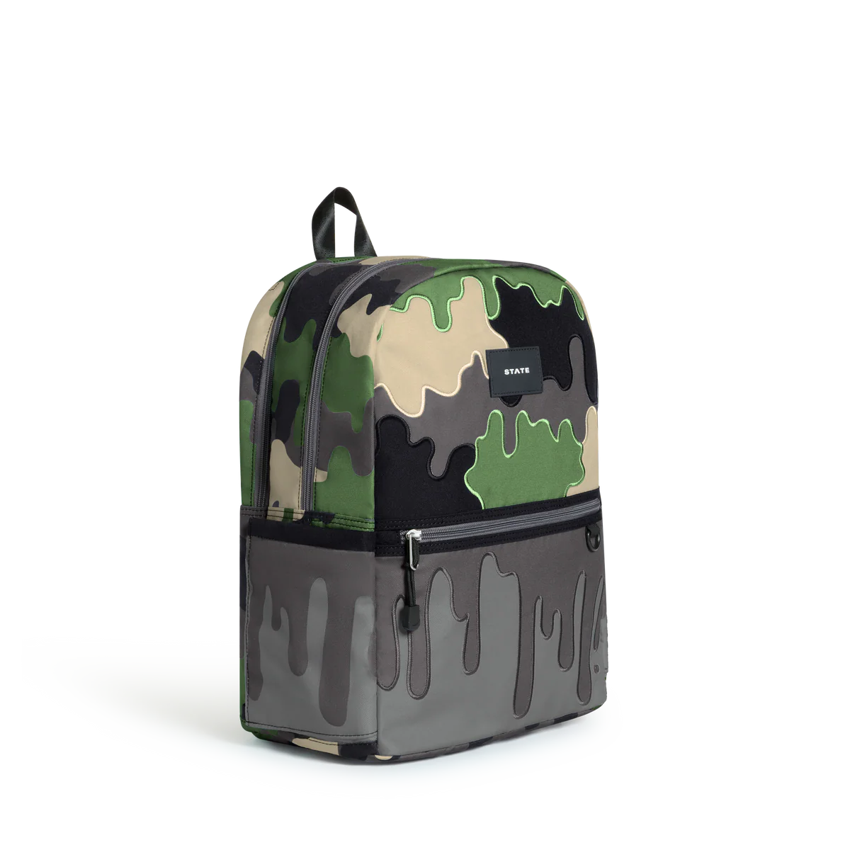 Kane Double Pocket Backpack - Camo Drip