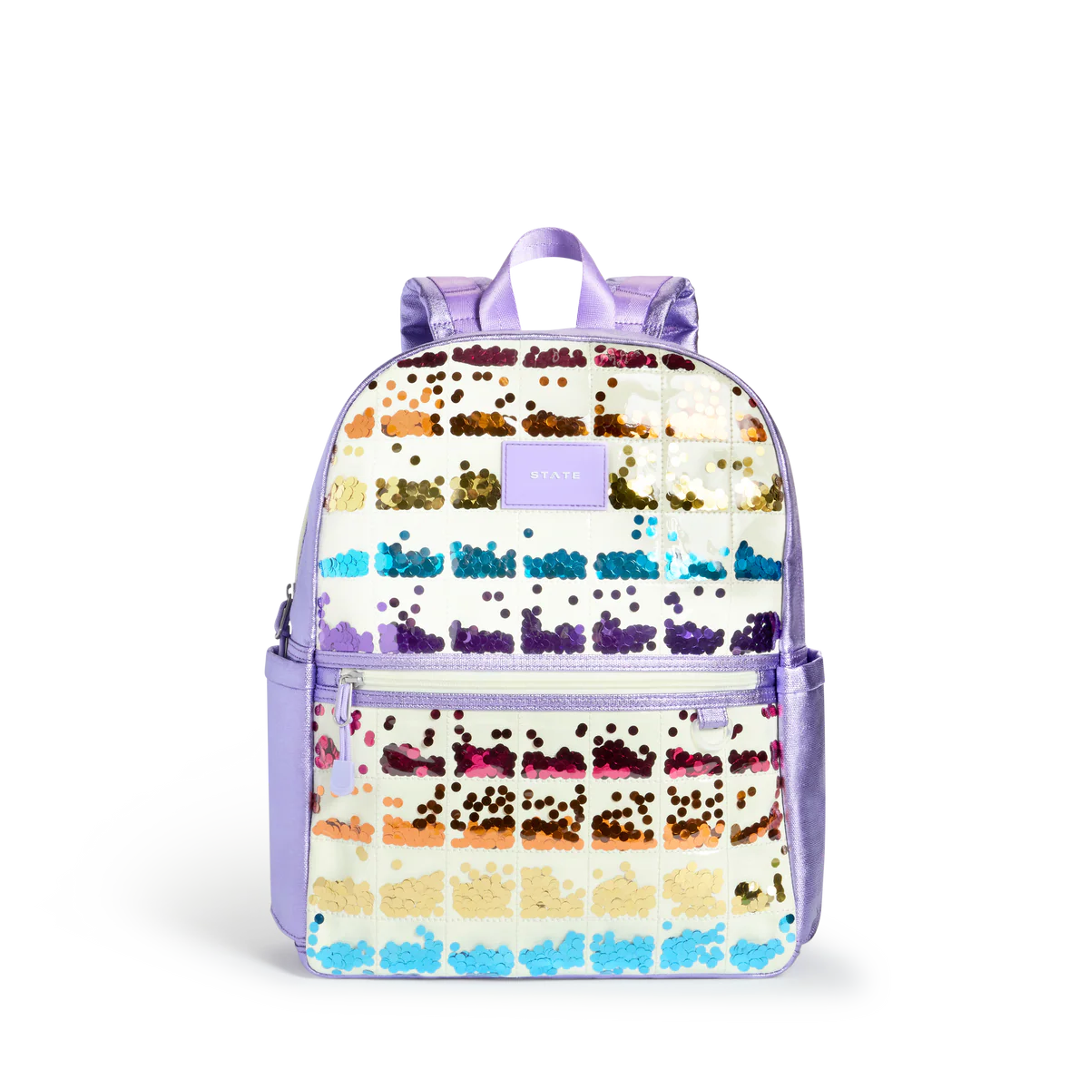 Kane Backpack - Lilac Quilted Sequins