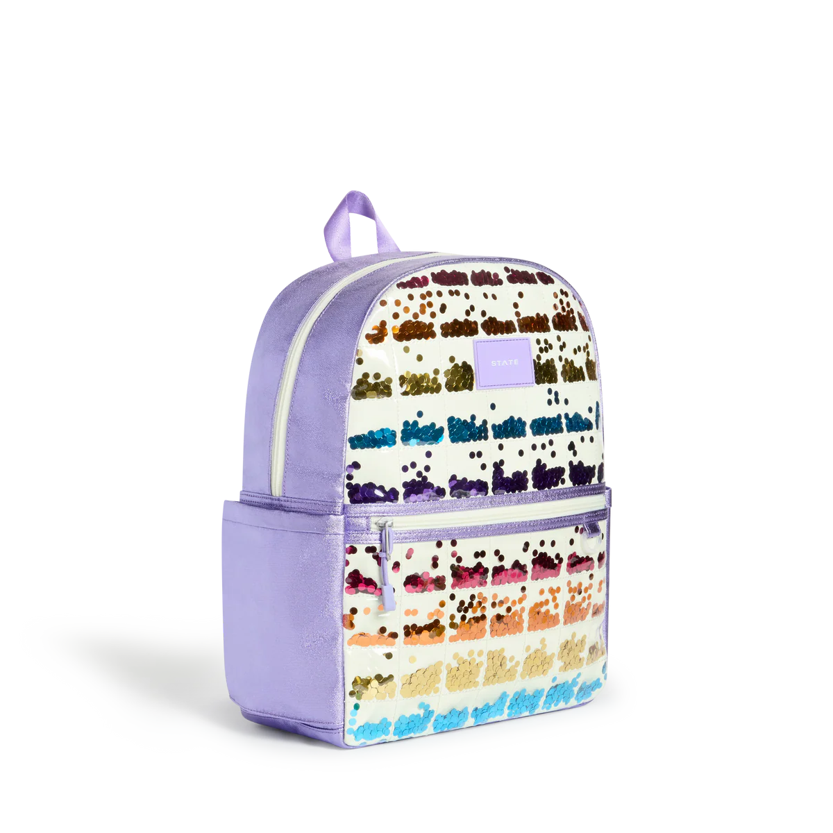 Kane Backpack - Lilac Quilted Sequins