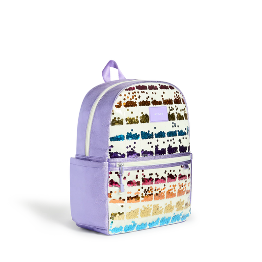 Kane Backpack - Lilac Quilted Sequins
