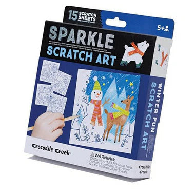 Winter Fun Sparkle Scratch Art