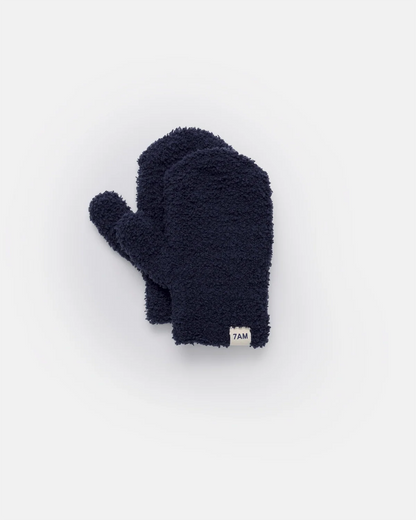 Fuzzy Mittens Navy