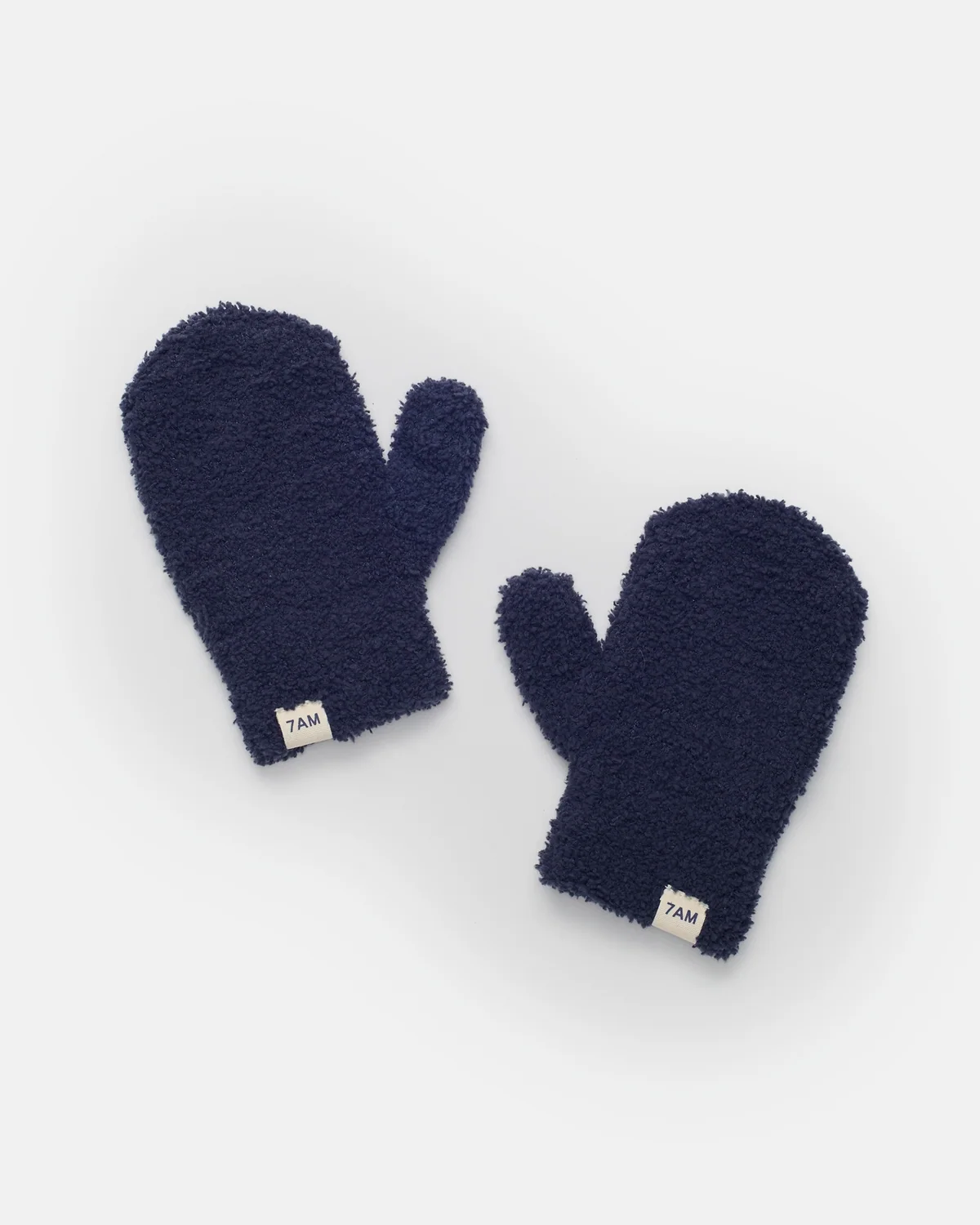 Fuzzy Mittens Navy