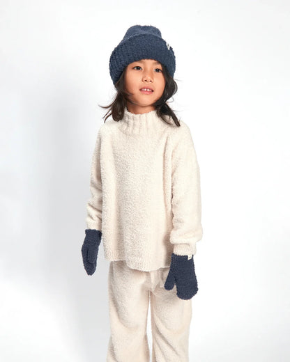 Fuzzy Mittens Navy