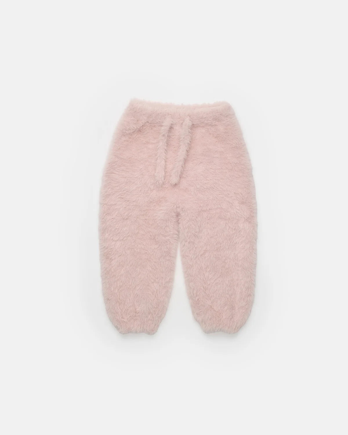 Furry Boxy Lounge Pants Powder Pink