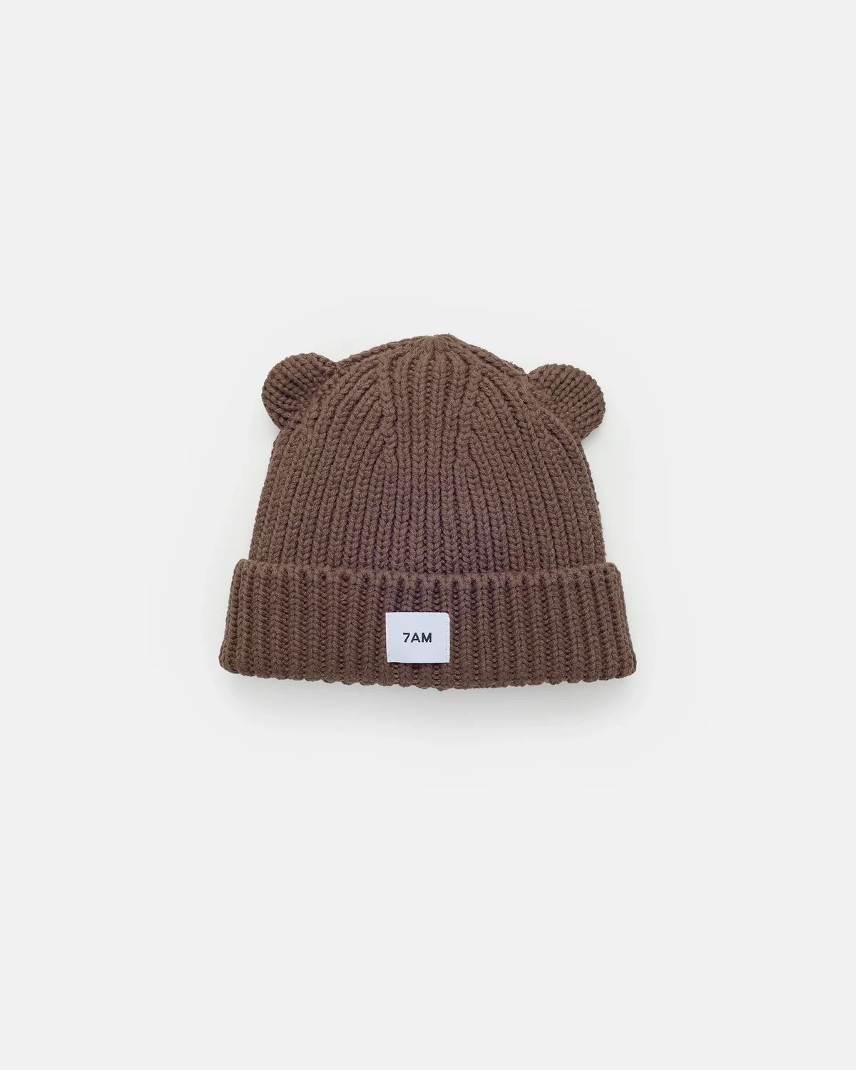 Chunky Bear Beanie Brown