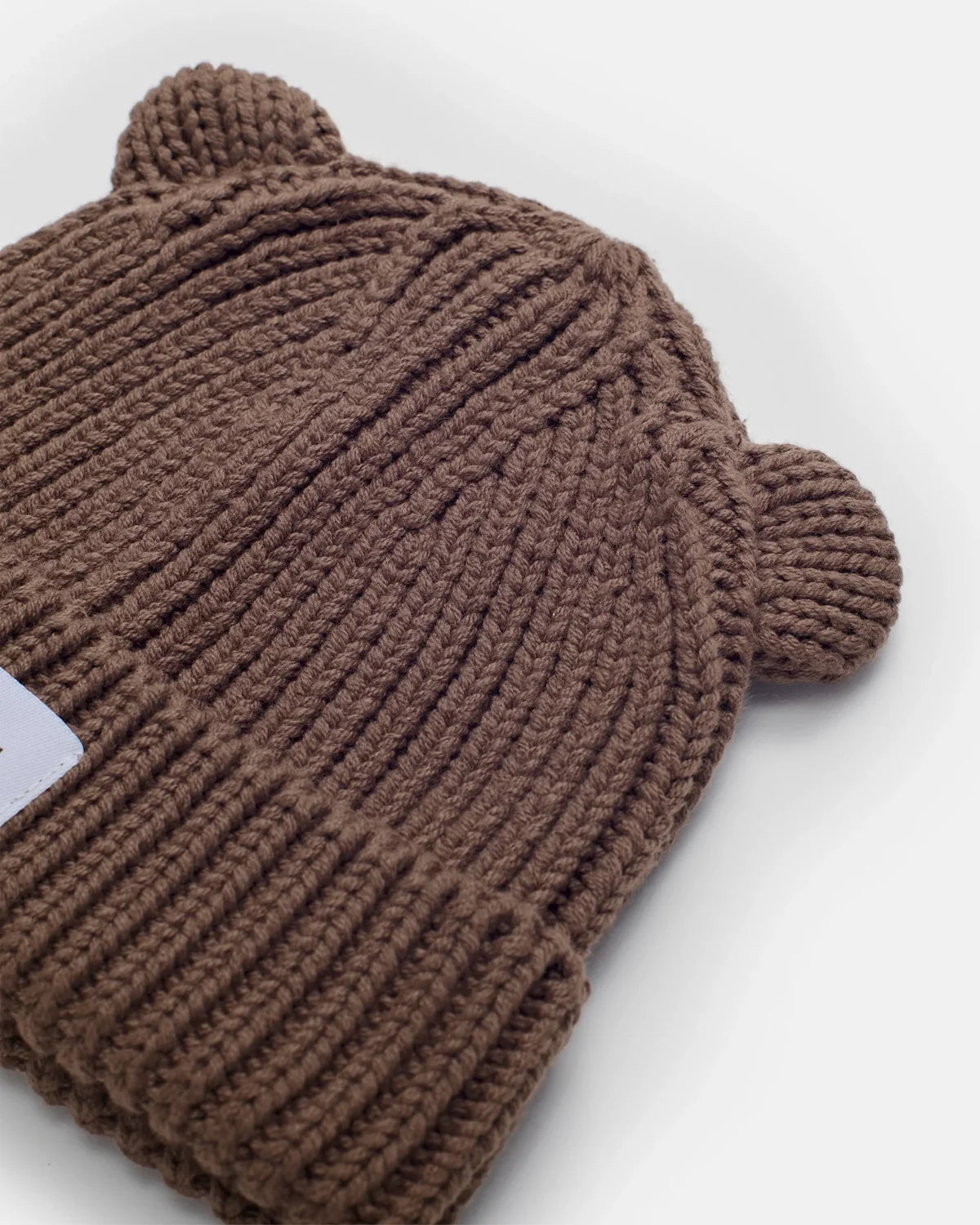 Chunky Bear Beanie Brown