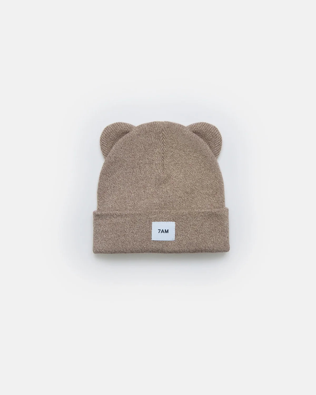 Heather Bear Beanie Ash Oak