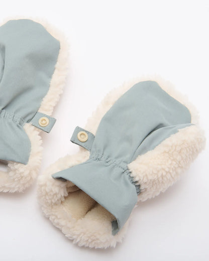 Benji Appliqué Sherpa Mittens Mirage