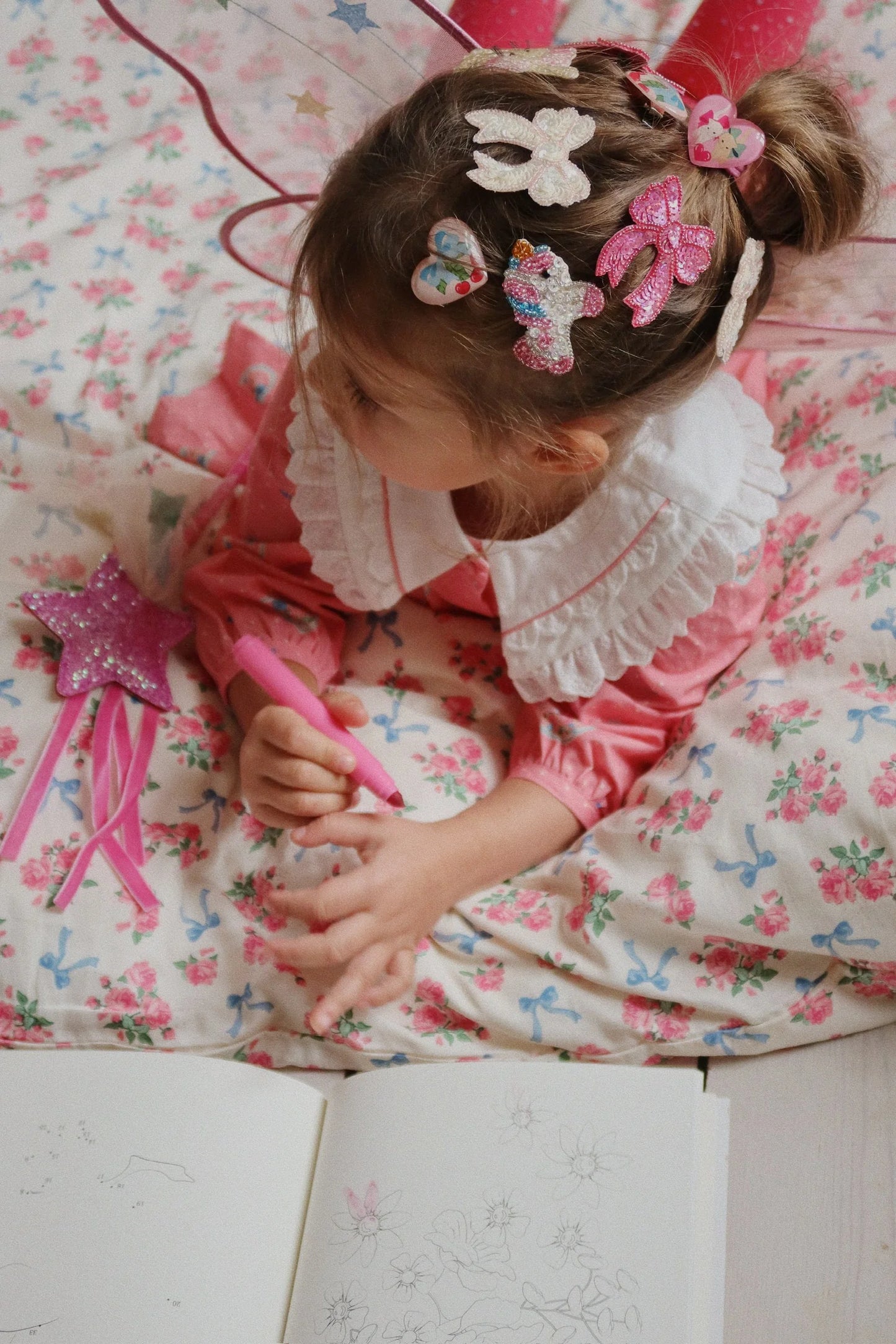 2 Pack Unicorn Beaded Hair Clip