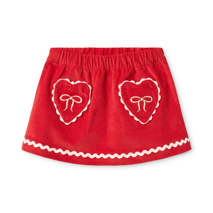 Carol Skirt - Poppy Red