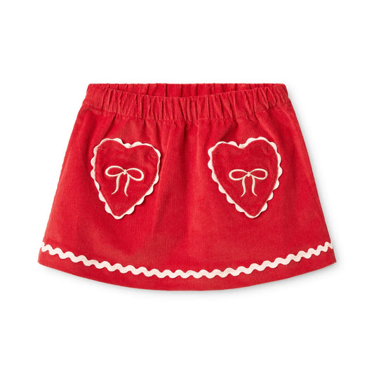 Carol Skirt - Poppy Red