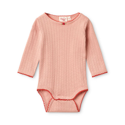 Liva Pointelle Body - Warm Pink