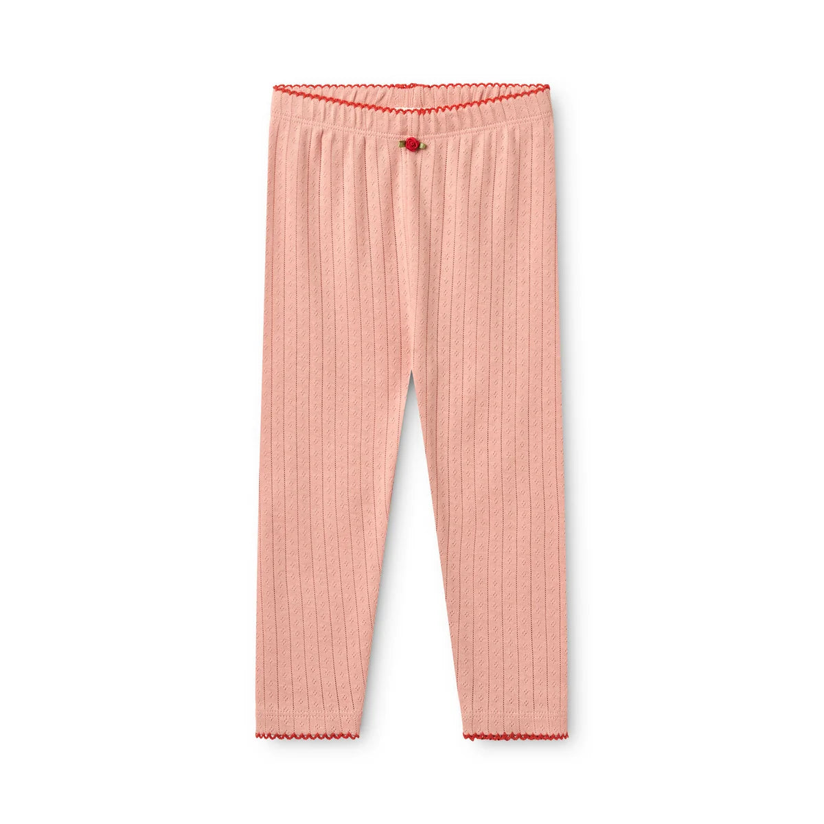 Liva Pointelle Leggings - Warm Pink
