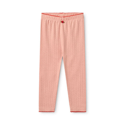 Liva Pointelle Leggings - Warm Pink