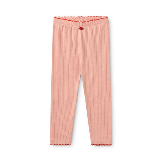 Liva Pointelle Leggings - Warm Pink