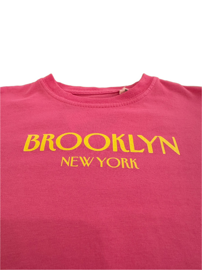 Brooklyn New York Ringspun Tee- Confetti