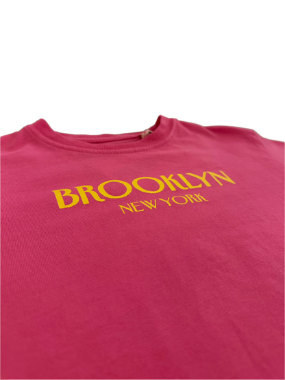 Brooklyn New York Ringspun Tee- Confetti