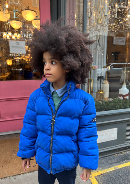 BELLAGIO ELECTRIC BLUE PUFFER JACKET